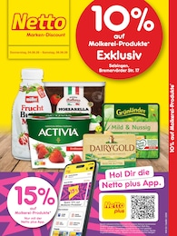 Aktueller Netto Marken-Discount Prospekt, "10% auf Molkerei-Produkte", mit Angeboten der Woche, gültig von 04.06.2026 bis 04.06.2026