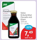 Kräuterblut Floradix mit Eisen von Salus für 7,49 € bei budni im Angebot Kräuterblut Floradix mit Eisen von Salus im aktuellen budni Prospekt