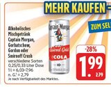 EDEKA Schmiedefeld - Captain Morgan Angebot im Prospekt Captain Morgan bei EDEKA im Schmiedefeld Prospekt für 1,99 €