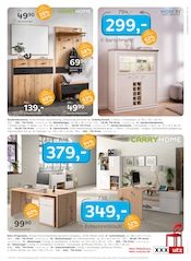 Aktueller XXXLutz Möbelhäuser Prospekt mit Schreibtisch, "junges wohnen.", Seite 19