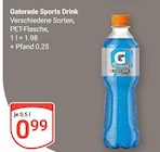 Aktuelles Sports Drink Angebot bei GLOBUS in Kaarst ab 0,99 €
