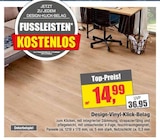 Design-Vinyl-Klick-Belag bei Schaub Vertriebs GmbH im Prospekt "" für 14,99 €