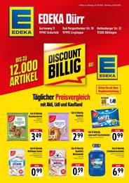 Supermarkt Prospekt von EDEKA Tauberbischofsheim EDEKA Prospekt: "Aktuelle Angebote", 2 Seiten, 21.09.2026 - 26.09.2026