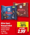 Knusperstück Jamaica Rum Angebote von Ritter Sport bei Lidl Gifhorn für 2,99 €