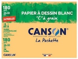 Pochette de 24 feuilles de papier dessin - CANSON en promo chez Super U Pochette de 24 feuilles de papier dessin - CANSON dans le catalogue Super U