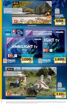 Fernseher im EURONICS Prospekt "GENAU RICHTIG. DIE BLÄTTER FALLEN. UNSERE PREISE AUCH." mit 8 Seiten (Hagen (Stadt der FernUniversität))