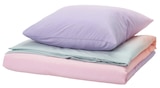 Bettwäsche-Set, 2-teilig bunt 140x200/80x80 cm Angebote von FLÄDERBUSKE bei IKEA Erftstadt für 12,99 €