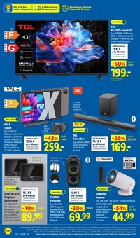 Fernseher im Lidl Prospekt "LIDL LOHNT SICH" mit 77 Seiten (Gummersbach)