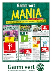 Catalogue Jardineries & Animaleries Gamm vert en cours à Dadonville et alentours, "MANIA", 4 pages, 06/11/2024 - 17/11/2024