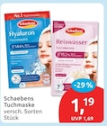budni Kaltenkirchen - Tuchmaske Angebot im Prospekt Tuchmaske bei budni im Kaltenkirchen Prospekt für 1,19 €