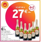 Crémant de Loire - Emilie Ackerman dans le catalogue Intermarché