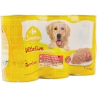 Terrines pour chien Vitalive - CARREFOUR COMPANINO dans le catalogue Carrefour