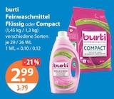 Feinwaschmittel Flüssig im V-Markt Prospekt Feinwaschmittel Flüssig von burti im aktuellen V-Markt Prospekt für 2,99 €