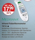 Infrarot Fieberthermometer im V-Markt Prospekt Infrarot Fieberthermometer von Medisana im aktuellen V-Markt Prospekt für 17,99 €