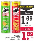 Sour Cream & Onion im Angebot bei E center in Weinheim Sour Cream & Onion Angebote von Pringles bei E center Weinheim für 1,69 €