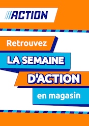 Prospectus Bazar & Déstockage Action en cours à Creysse et alentours, "Retrouvez LA SEMAINE D'ACTION en magasin", 1 page, 29/10/2025 - 04/11/2025 Catalogue Bazar & Déstockage Action en cours à Creysse et alentours, "Retrouvez LA SEMAINE D'ACTION en magasin", 1 page, 29/10/2025 - 04/11/2025