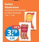 Käsekrainer im V-Markt Prospekt Käsekrainer von Radatz im aktuellen V-Markt Prospekt für 3,79 €