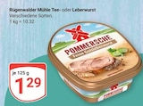 Tee-Wurst im Angebot bei GLOBUS in Saarbrücken Tee-Wurst Angebote von Rügenwalder Mühle bei GLOBUS Saarbrücken für 1,29 €