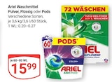 Aktuelle Vollwaschmittel Angebote bei GLOBUS in Mannheim Aktuelles Waschmittel Pulver Angebot bei GLOBUS in Mannheim ab 15,99 €