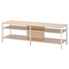 TV-Bank weiß/Bambus hell von JÄTTESTA für 119,00 € bei IKEA im Angebot TV-Bank weiß/Bambus hell von JÄTTESTA im aktuellen IKEA Prospekt