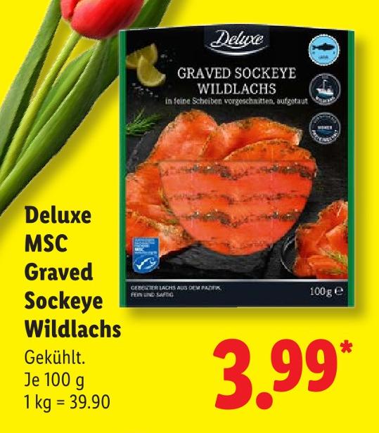 MSC Graved Sockeye Wildlachs
