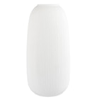 VASE BLANC MAT STRIE - Maisons du Monde VASE BLANC MAT STRIE à 19,99 € dans le catalogue Maisons du Monde