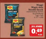 Magic Asia Noodle Snack Chicken Taste im Angebot bei Marktkauf in Fürth Magic Asia Noodle Snack Chicken Taste Angebote von Maggi bei Marktkauf Fürth für 0,49 €