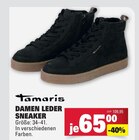 Damen Leder Sneaker Angebote von Tamaris bei Marktkauf Neu-Ulm für 65,00 €