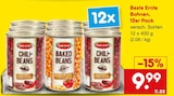 Aktuelle Bohnen Angebote bei Netto Marken-Discount in Düsseldorf Aktuelles Bohnen, 12er Pack Angebot bei Netto Marken-Discount in Düsseldorf ab 9,99 €