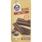 Tablette de chocolat dessert 52% de cacao - CARREFOUR ORIGINAL en promo chez Carrefour Franconville à 2,29 €