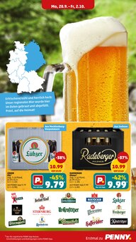 Bier im aktuellen Penny Prospekt (Rostock) Bier im Penny Prospekt "Wer gĂĽnstig will, muss Penny." mit 48 Seiten (Rostock)