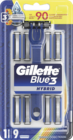 Rasoir blue 3 hybrid avec 9 lames - Gillette dans le catalogue Maxi Bazar