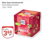 Schokowürfel im Angebot bei GLOBUS in Erfurt Schokowürfel Angebote von Ritter Sport bei GLOBUS Erfurt für 3,69 €
