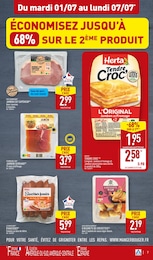 Prix et réduction Jambon serrano dans le prospectus Aldi en cours Offre Jambon serrano dans le catalogue Aldi du moment à la page 7