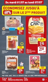 Promos Pays Gourmand dans le catalogue "NOS ARRIVAGES VACANCES JUSQU'À -34%" de Aldi à la page 7