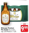 Premium Pils Stubbi Angebote von Bitburger bei E center Kaiserslautern für 9,99 €