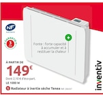 Promo Radiateur à inertie sèche Tenea à 149,00 € dans le catalogue Mr.Bricolage à Rezé