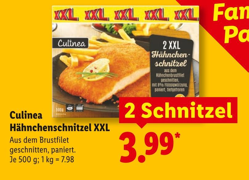 Hähnchenschnitzel XXL