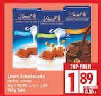 Vollmilch Schokolade von Lindt für 1,89 € bei EDEKA im Angebot Vollmilch Schokolade von Lindt im aktuellen EDEKA Prospekt