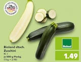 Kaufland Traunstein - dtsch. Zucchini Angebot im Prospekt dtsch. Zucchini bei Kaufland im Traunstein Prospekt für 1,49 €