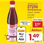 Getränkesirup von Stern im aktuellen Netto Marken-Discount Prospekt für 1,49 €