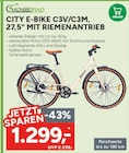 City E-Bike C3V/C3M, 27.5" mit Riemenantrieb Angebote von Sachsenrad bei Marktkauf Fürth für 1.299,00 €
