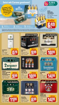 Krombacher im aktuellen REWE Prospekt (Wismar) Krombacher im REWE Prospekt "Dein Markt" mit 34 Seiten (Wismar)