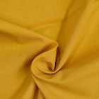 Tissu voile de coton jaune curry 140 cm dans le catalogue Décor Discount