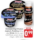 High Protein Heidelbeere Joghurt bei EDEKA im Prospekt "" für 0,99 €