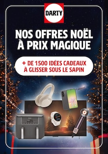 Prospectus Darty en cours, "NOS OFFRES NOËL À PRIX MAGIQUE", page 1 sur 1