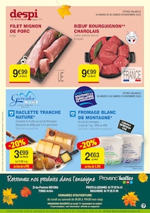 Prospectus Provenc’halles à Arbin, "Tout pour des plats réconfortants…aux meilleurs prix !", 2 pages de promos valables du 05/11/2024 au 17/11/2024