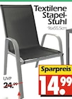 Wreesmann - Textilene Stapel-Stuhl Angebot im Prospekt Textilene Stapel-Stuhl bei Wreesmann im Prospekt "" für 14,99 €