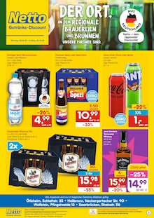 Netto Marken-Discount Prospekt DER ORT, AN DEM DU IMMER AUSGEZEICHNETE PREISE FINDEST. mit  Seiten in Becherbach und Umgebung