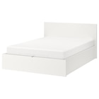 Aktuelles Bettgestell mit Aufbewahrung weiß 180x200 cm Angebot bei IKEA in Pforzheim ab 499,00 €